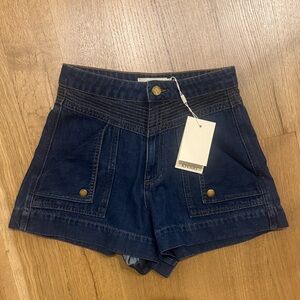 Kivari Celene Denim Short - Indigo